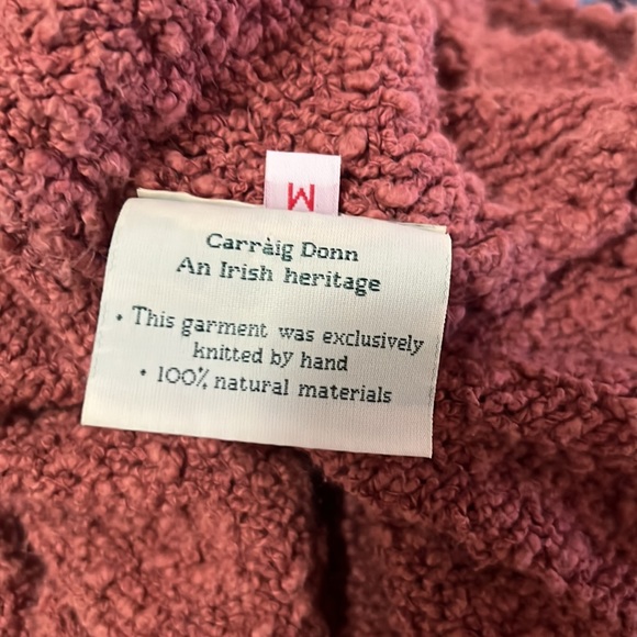 Carriag Donn Rare Unique Irish Heritage Knit Balls Sweater Size Medium - Picture 7 of 12